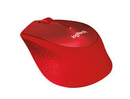 Мишки Logitech M330 Silent Plus, в червено