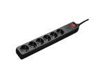 Разклонители Hama 6-Way Power Strip, със защита, 3 метра