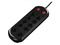 Разклонители Hama Power Strip, 10 гнезда, 2 ключа, 2 метра, в черно