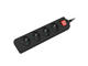 Разклонители Lanberg power strip 1.5 метра, черен