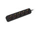Разклонители Lanberg power strip 1.5 метра, 5 гнезда, черен