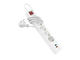 Разклонители Hama Power Strip, 5 гнезда, 1.4м, Бутон вкл/изкл, PD/Quick Charge, USB-C/USB-A, Бял