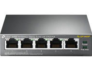 Мрежово оборудване TP-Link TL-SF1005P с 4-PoE+ порта