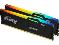 Оперативна памет 32GB (2x16GB) DDR5 5600 MT/s Kingston FURY BEAST RGB AMD EXPO