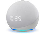 Колони Amazon Echo Dot 4 white, с часовник
