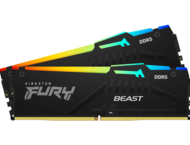 Оперативна памет 32GB (2x16GB) DDR5 5600 MT/s Kingston FURY BEAST RGB AMD EXPO