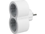 Разклонители Legrand STD, шуко, 2P+E, 16A, 2 фронтални гнезда, бяло/сиво