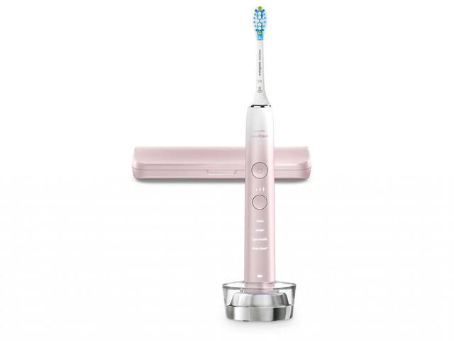 Електрически четки за зъби Звукова четка за зъби Philips Sonicare DiamondClean New Generation, розова HX9911/84