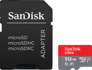 Карти памет SANDISK Ultra microSDXC 512GB + SD Adapter 150MB/s Class 10 UHS-I