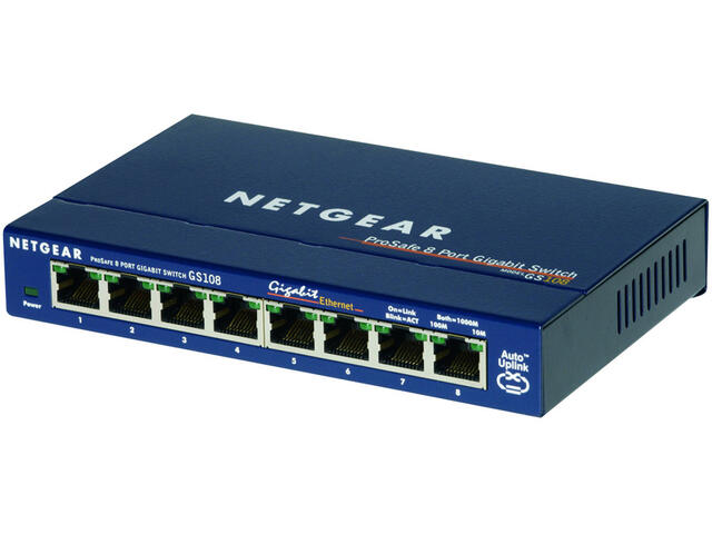 Мрежово оборудване NETGEAR GS108GE 