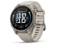 Смарт часовници Garmin fēnix 9 - 43 мм - Titanium с French gray силиконова каишка