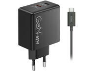 Захранвания за лаптопи LENOVO Dual USB-C 65W GaN EU Захранване