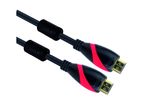 Кабели и Адаптери VCom Кабел HDMI M / M Ultra HD 4k2k Gold +2 Ferrite v1.4 ethernet 3D - CG525D-3 метра